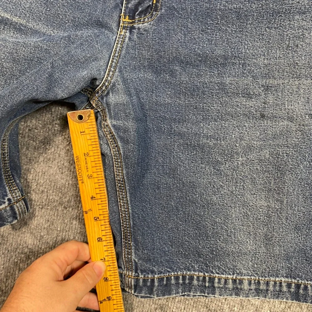 Carhartt Mens Loose Fit Carpenter Denim Shorts Blue B153HDK Size 40 Hammer Loop